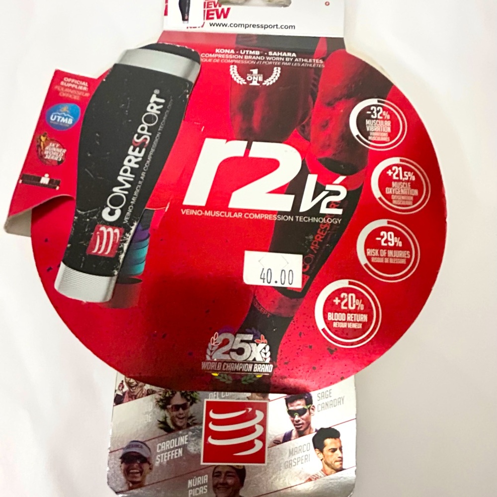 CompresSport Socks R2 Compressor Technology Calf Sleeves Support Protection